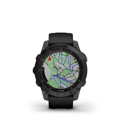 Garmin Fenix 7 Sapphire Solar - Solar Powered Smartwatch w/ Health Features
