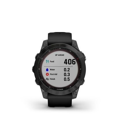 Garmin Fenix 7 Sapphire Solar - Solar Powered Smartwatch w/ Health Features