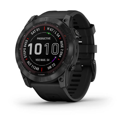 Garmin Fenix 7X Sapphire Solar - GPS Smartwatch w/ Flashlight