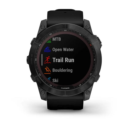 Garmin Fenix 7X Sapphire Solar - GPS Smartwatch w/ Flashlight