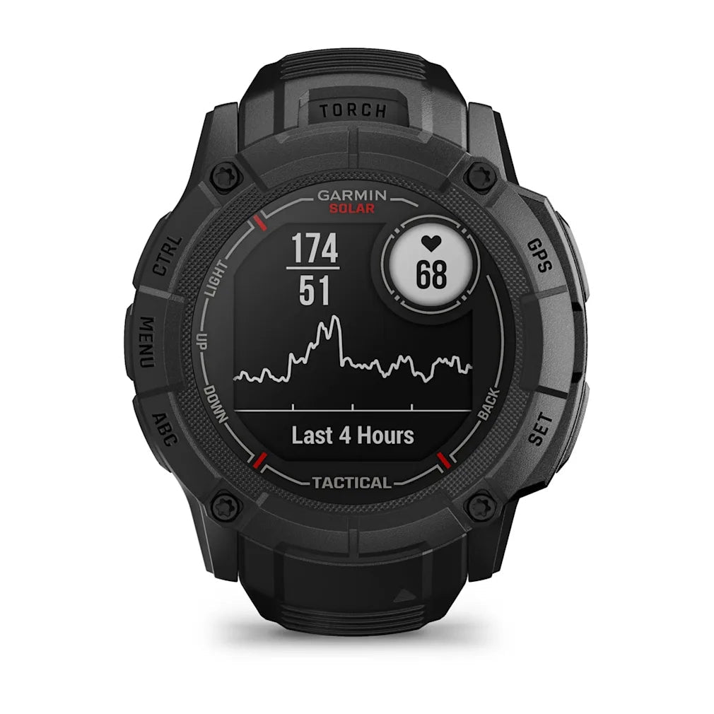 Garmin Instinct 2X Solar Tactical - Ballistic Calculator & NVG Compatible