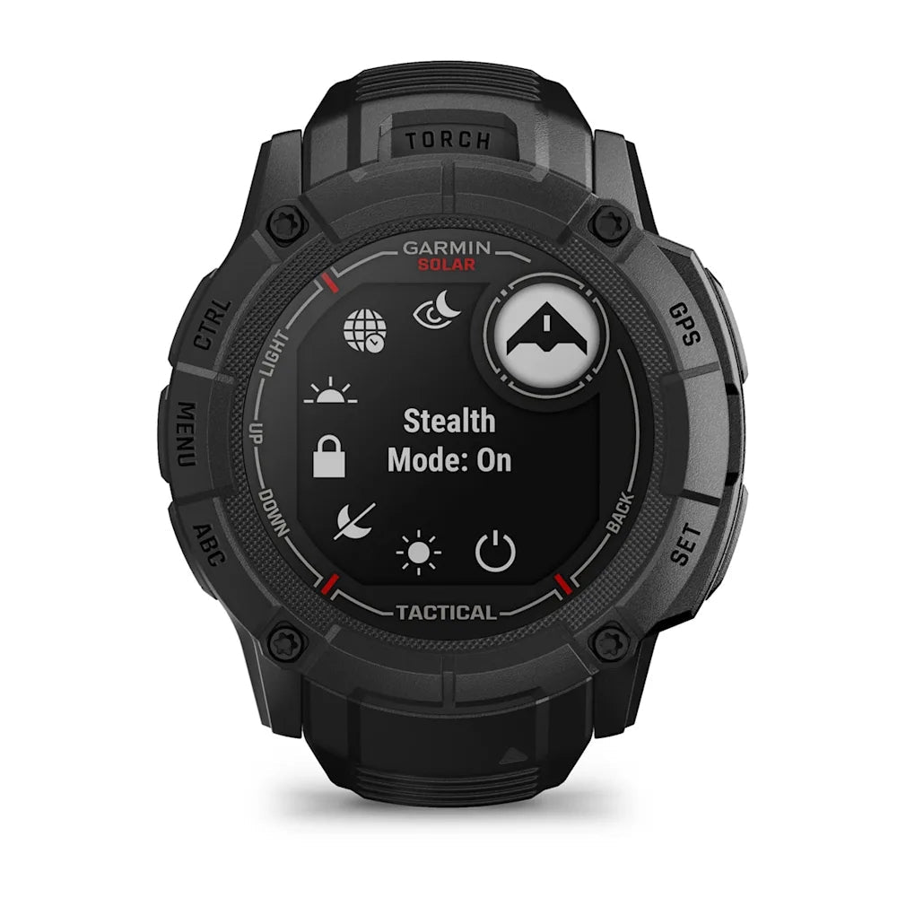 Garmin Instinct 2X Solar Tactical - Ballistic Calculator & NVG Compatible