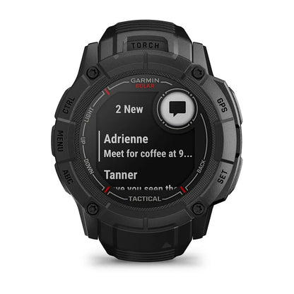 Garmin Instinct 2X Solar Tactical - Ballistic Calculator & NVG Compatible