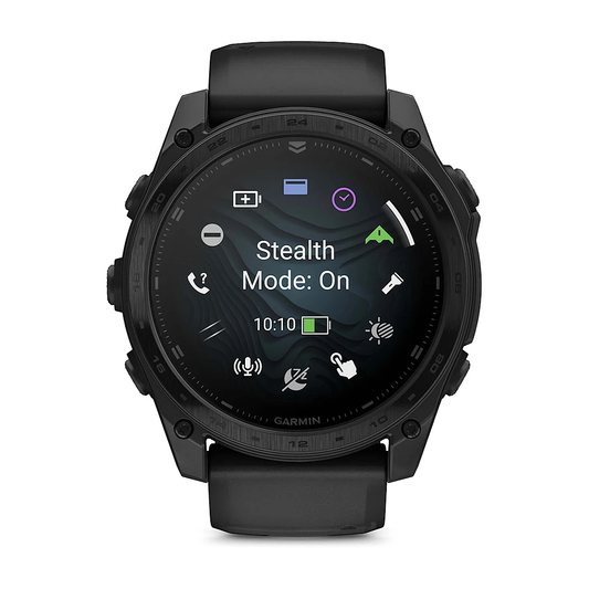 Garmin Tactix 8 51 mm AMOLED - Waterproof w/ Applied Ballistics Quantum & NVG Compatible