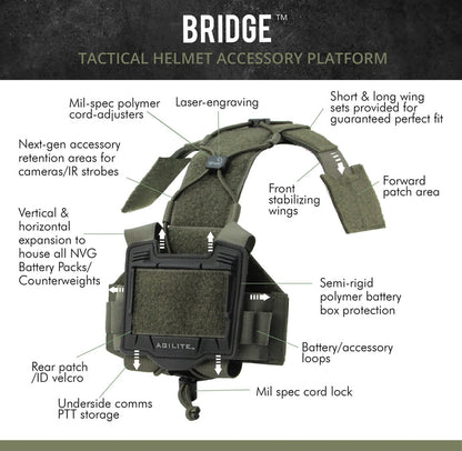 Agilite Helmet Bridge - All Colors