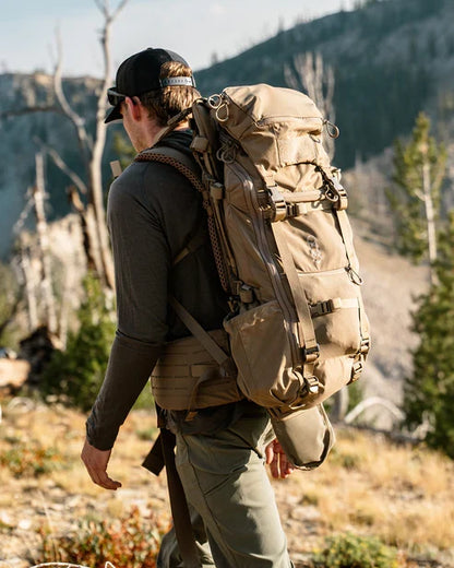Eberlestock Brute 3500 - 60L Water-Repellent Hunting Pack - Balanced Carry for Heavy Payloads