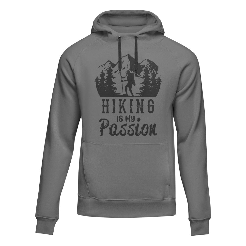 Hiking Is My Passion Adult Fleece Hoodie
