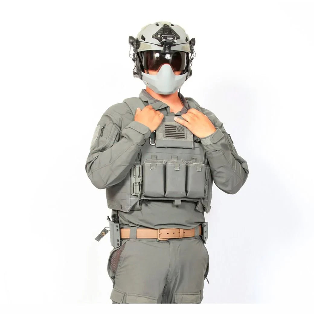 Caiman Bump Mandible - Easy Swing-Open Design for Free Movement