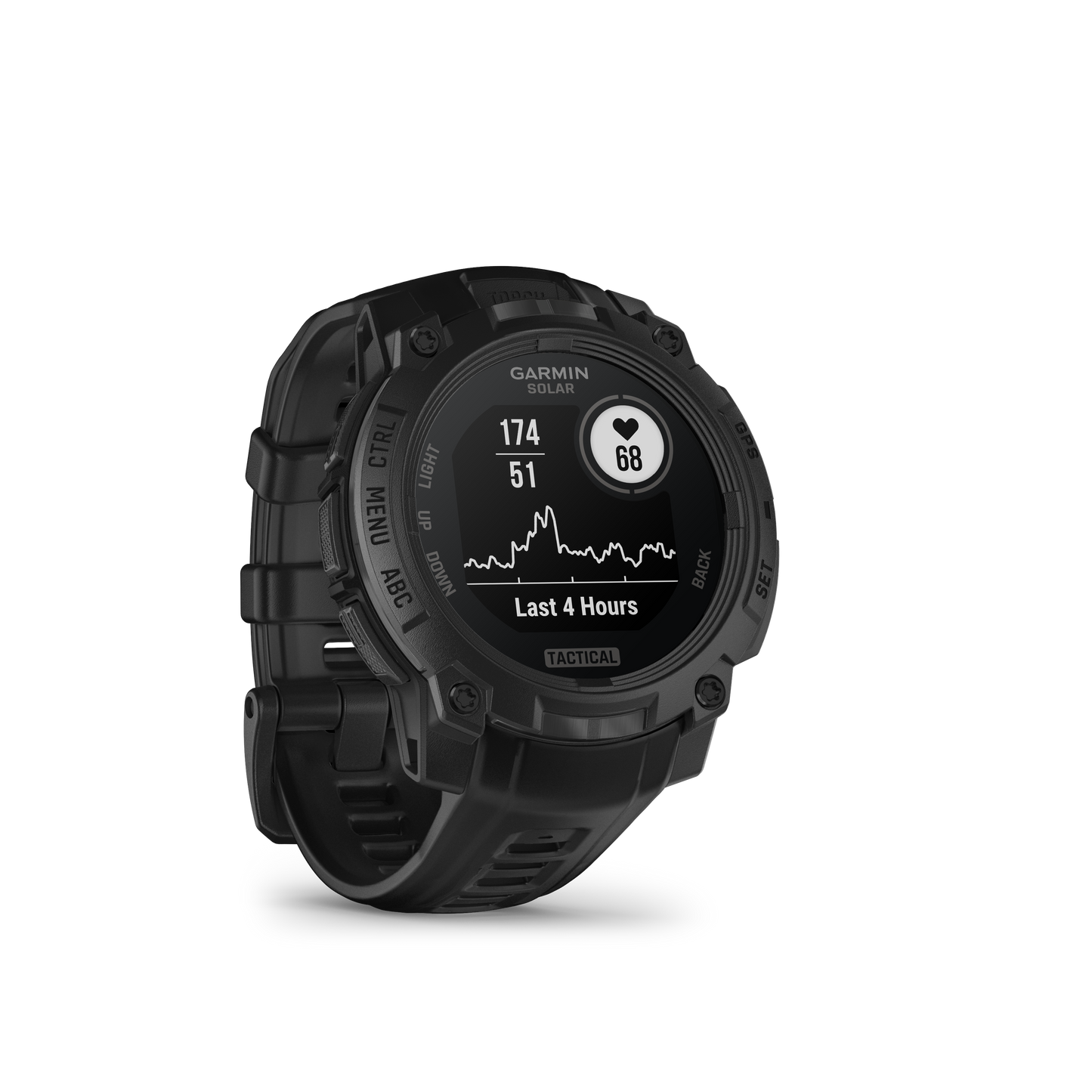Garmin Instinct 3 Tactical - Tough Smartwatch w/ Solar Charging & 10 ATM Waterproof