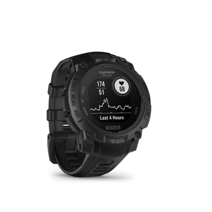 Garmin Instinct 3 Tactical - Tough Smartwatch w/ Solar Charging & 10 ATM Waterproof