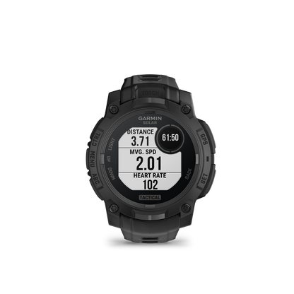 Garmin Instinct 3 Tactical - Tough Smartwatch w/ Solar Charging & 10 ATM Waterproof