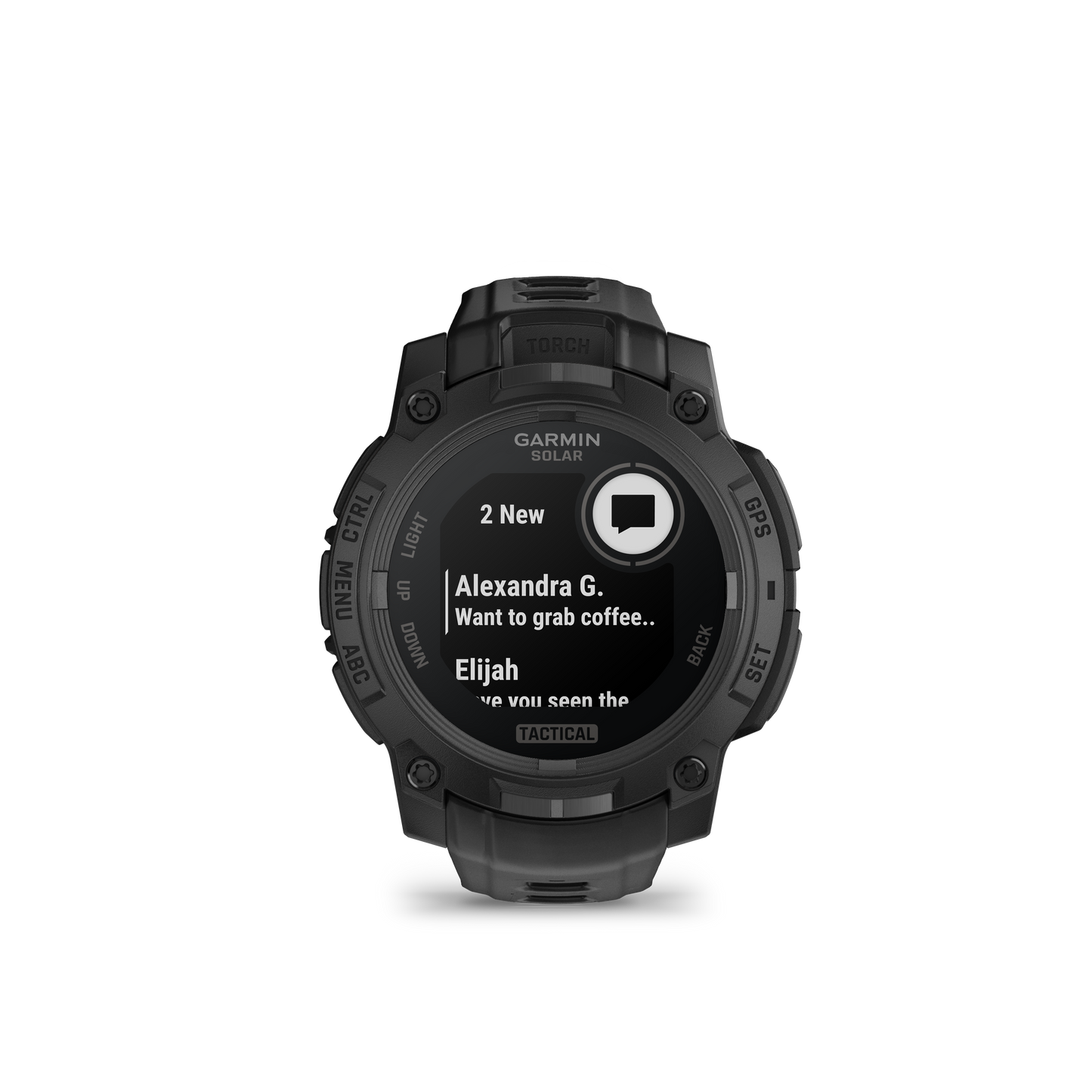 Garmin Instinct 3 Tactical - Tough Smartwatch w/ Solar Charging & 10 ATM Waterproof