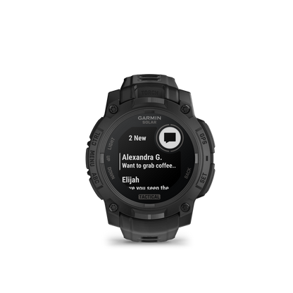 Garmin Instinct 3 Tactical - Tough Smartwatch w/ Solar Charging & 10 ATM Waterproof