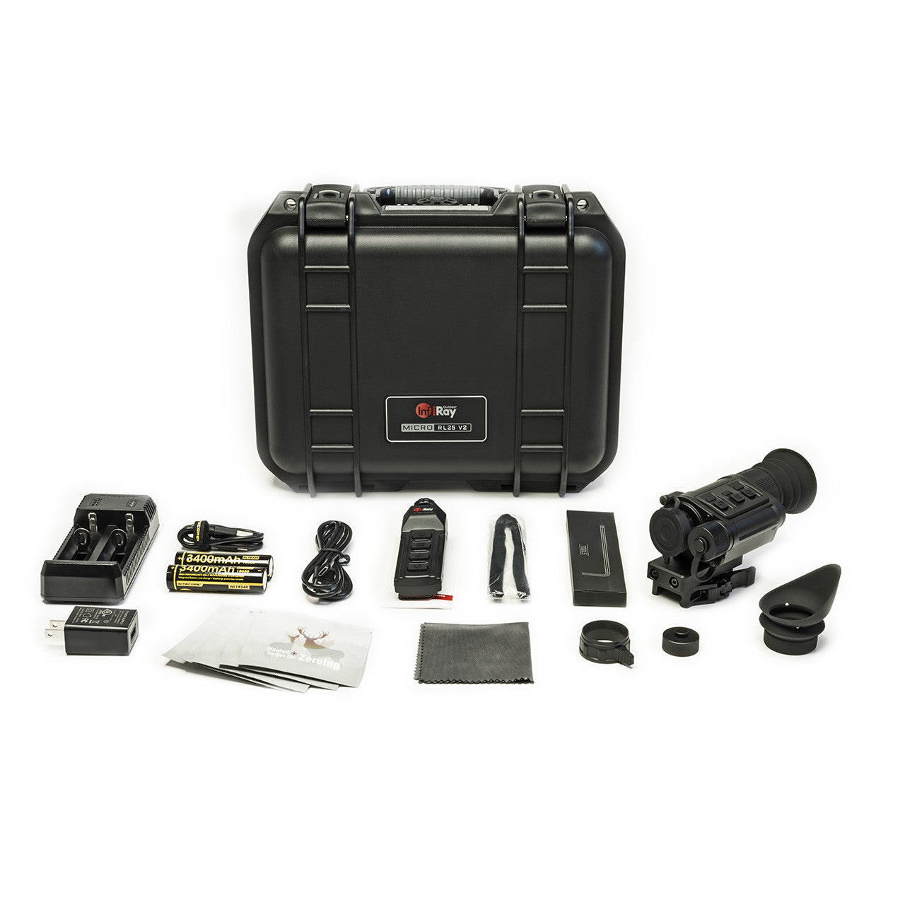 iRay RL25 V2 - 2-4x Thermal Monocular - 1375 Yards