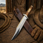 Iron Mistress Bowie Knife – D2 Steel Blade Wood Handle