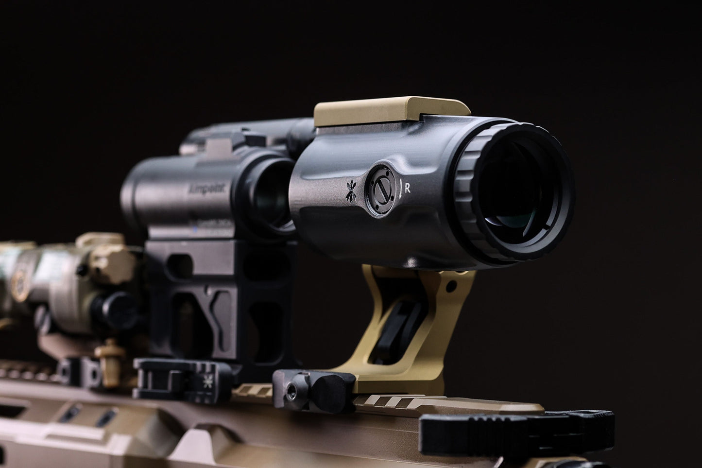 Unity FAST 4X Magnifier - Instant 4X Magnification & No Re-Zeroing - 7075-T6 Aluminum & FTC Omni Compatible
