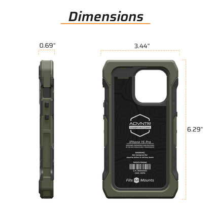 iPhone 15 Pro ADVNTR Phone Case - Made in USA