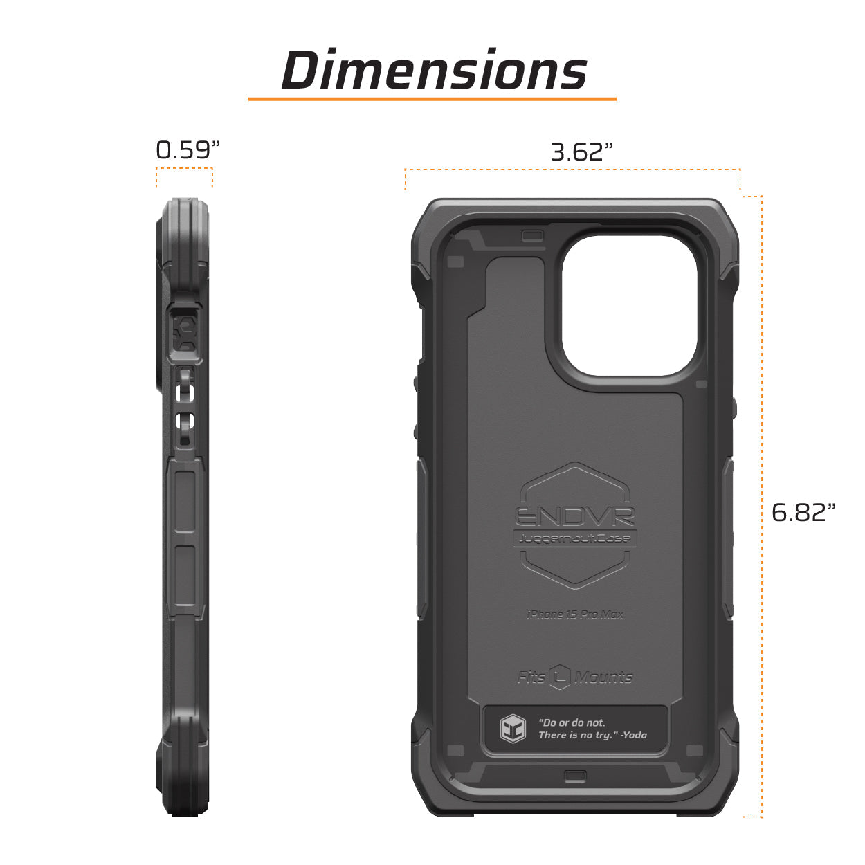 iPhone 15 Pro Max ENDVR Phone Case - Made in USA