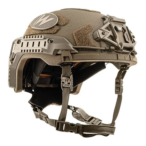 Team Wendy Rifletech - Stops AK-47 & AR-15 Rounds - NIJ III Helmet with No-Hole Design