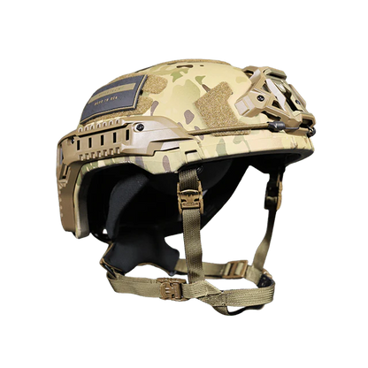 Team Wendy Rifletech - Stops AK-47 & AR-15 Rounds - NIJ III Helmet with No-Hole Design
