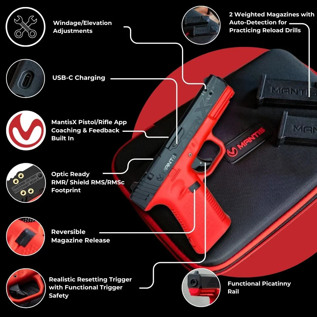 Mantis TitanX - Save Ammo with the Ultimate Laser Pistol - Optic Ready