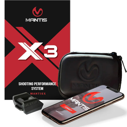 Mantis X3 - Dry Fire Training System for Any Pistol or Rifle - Improve Accuracy & Save Ammo