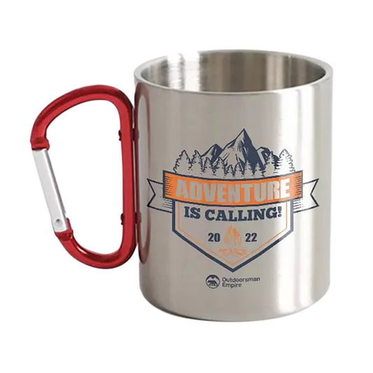 Adventure Is Calling Carabiner Mug