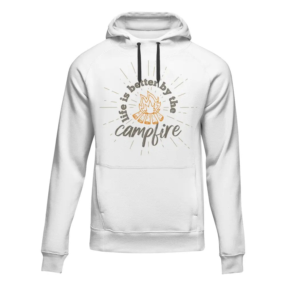 Life Is Better Campfire Adult Fleece Hoodie