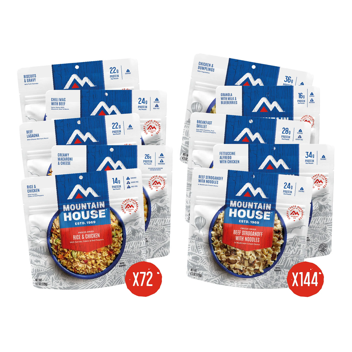 Mountain House 1-Year Emergency Food Supply