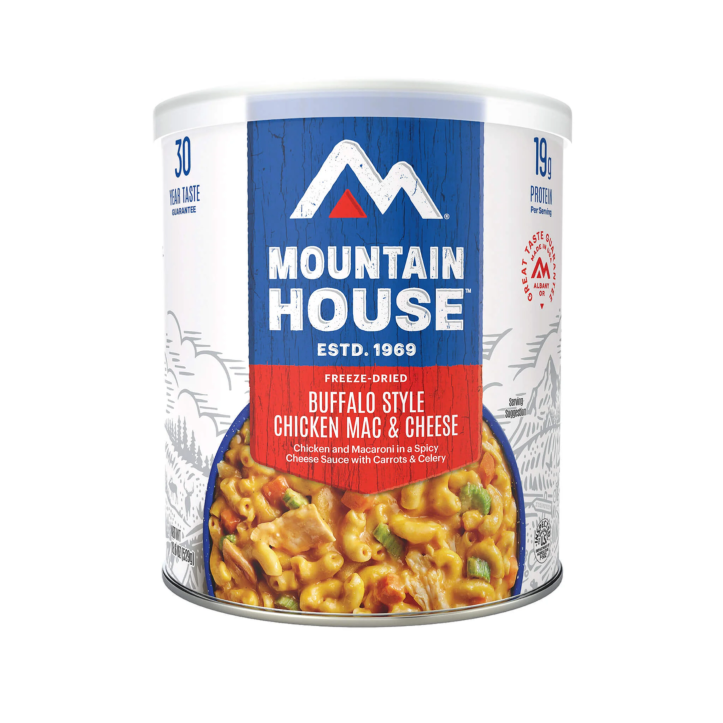 Mountain House Buffalo-Style Chicken Mac & Cheese #10 Can