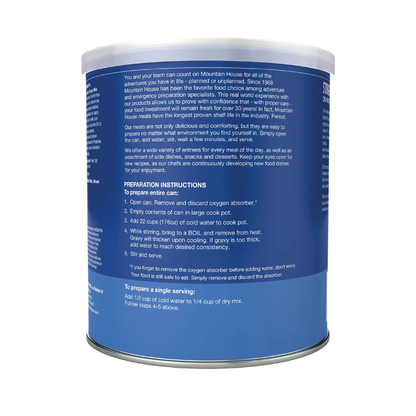Mountain House Creamed Beef Gravy - Military #10 Can