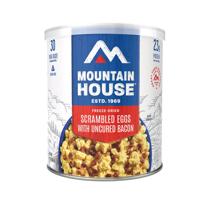 Mountain House Scrambled Eggs with Uncured Bacon #10 Can