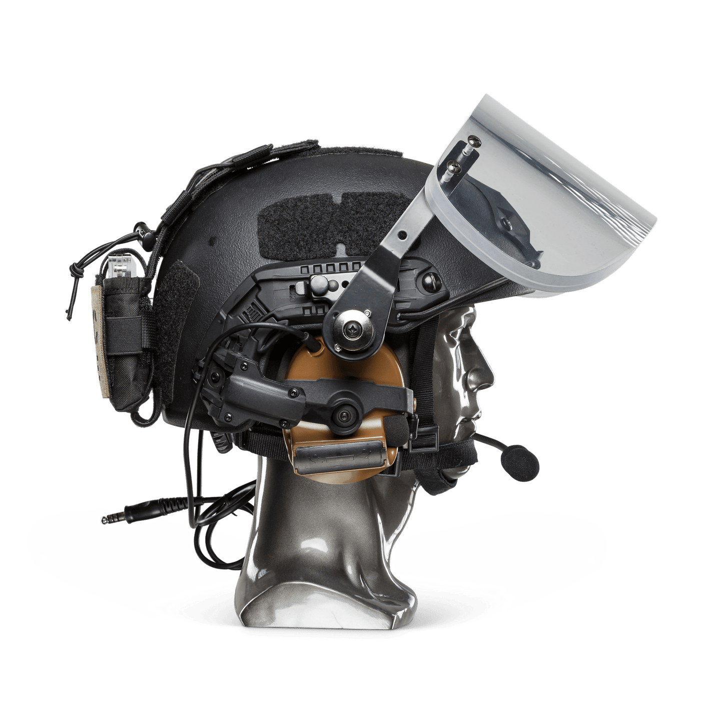 Texas IIIA+ Ballistic Face Shield - Fits All Helmets with ARC