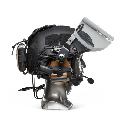 Texas IIIA+ Ballistic Face Shield - Fits All Helmets with ARC
