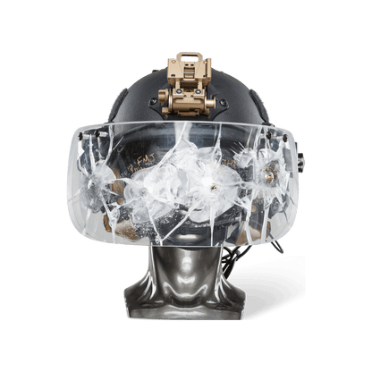 Texas IIIA+ Ballistic Face Shield - Fits All Helmets with ARC