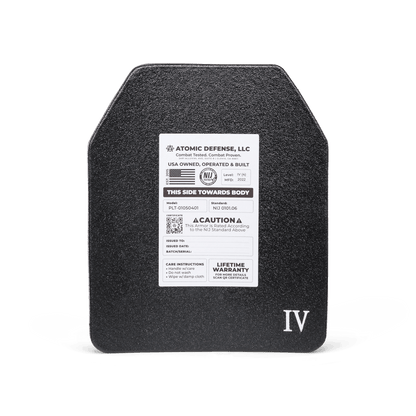 NIJ Level IV Body Armor Plate - ESAPI/XSAPI