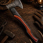 Norse Engraved Camping Axe – 1095 Carbon Steel & Rosewood Handle