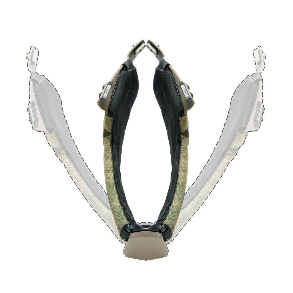 Ops-Core Gunsight Mandible - Fits FAST SF and XP Helmets (Upgraded to Force Mandible)