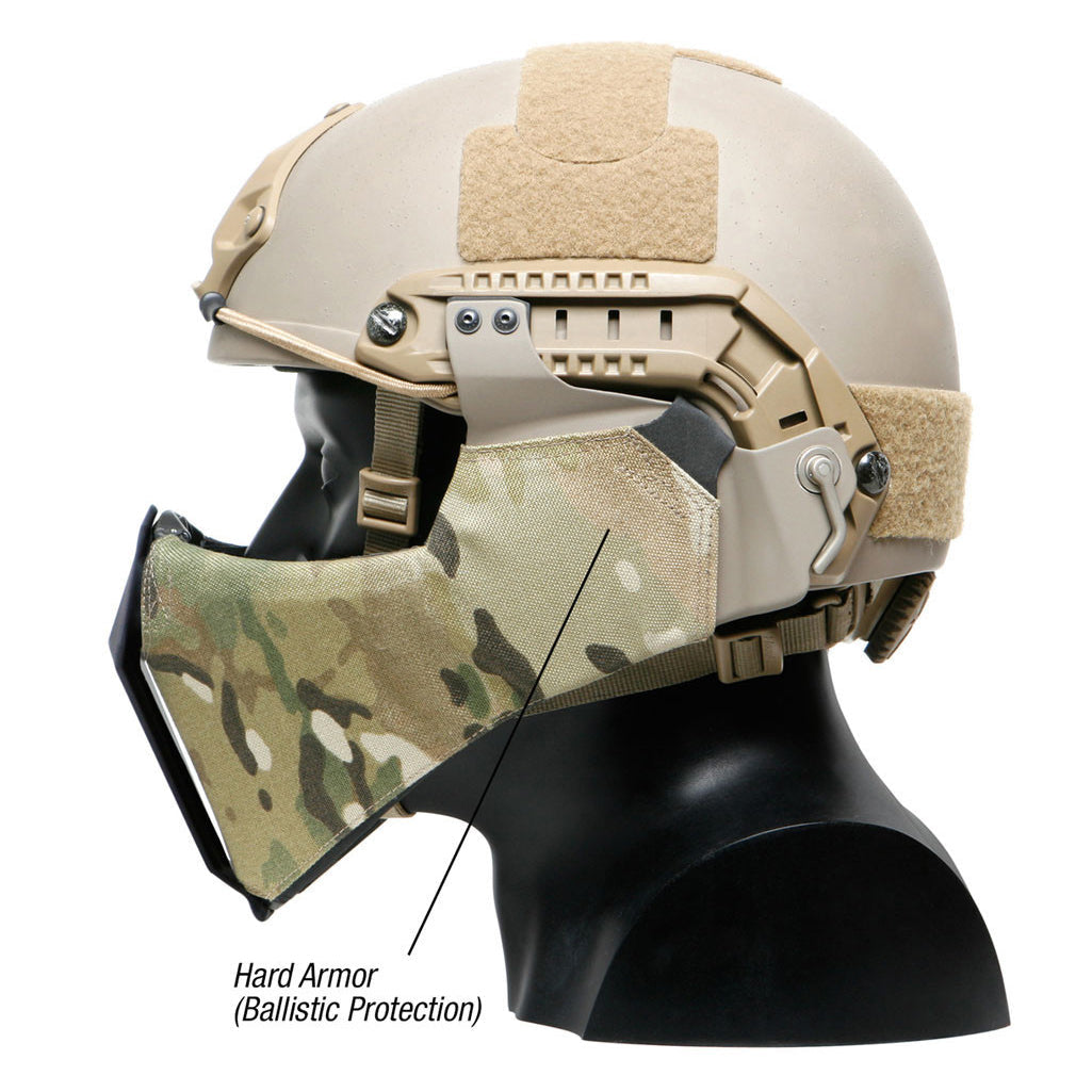 Ops-Core Gunsight Mandible - Fits FAST SF and XP Helmets (Upgraded to Force Mandible)