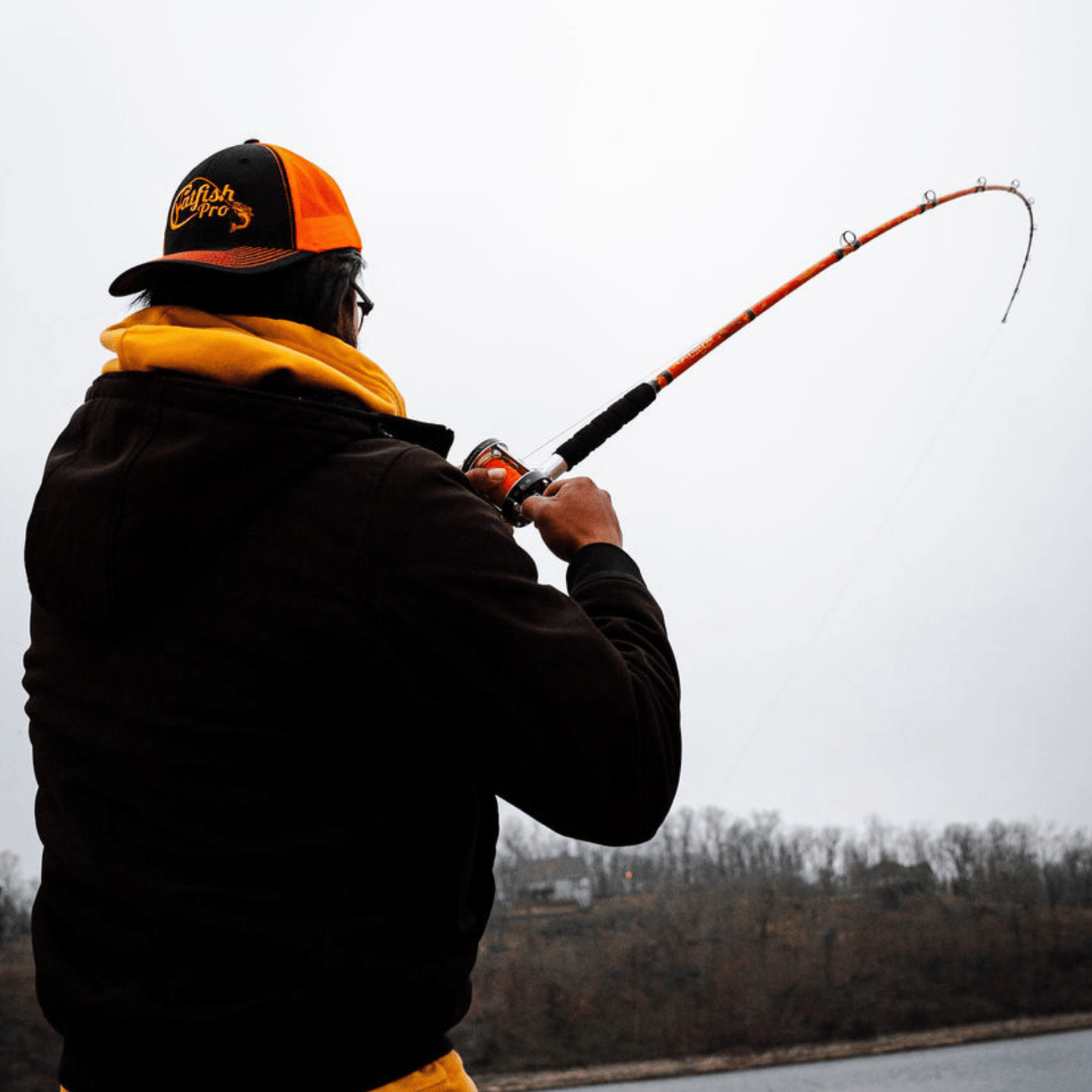 Orange Dragon Fire Casting Glow Rod