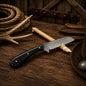 Rasp File Rodeo Carry Knife – 3.75" Blade & Buffalo Horn Handle