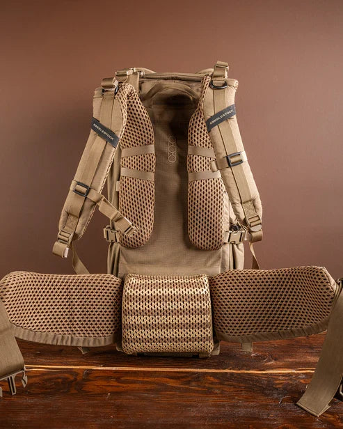 Eberlestock Brute 3500 - 60L Water-Repellent Hunting Pack - Balanced Carry for Heavy Payloads