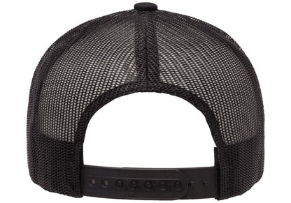 Retro Snapback Trucker Flexfit Cap Black