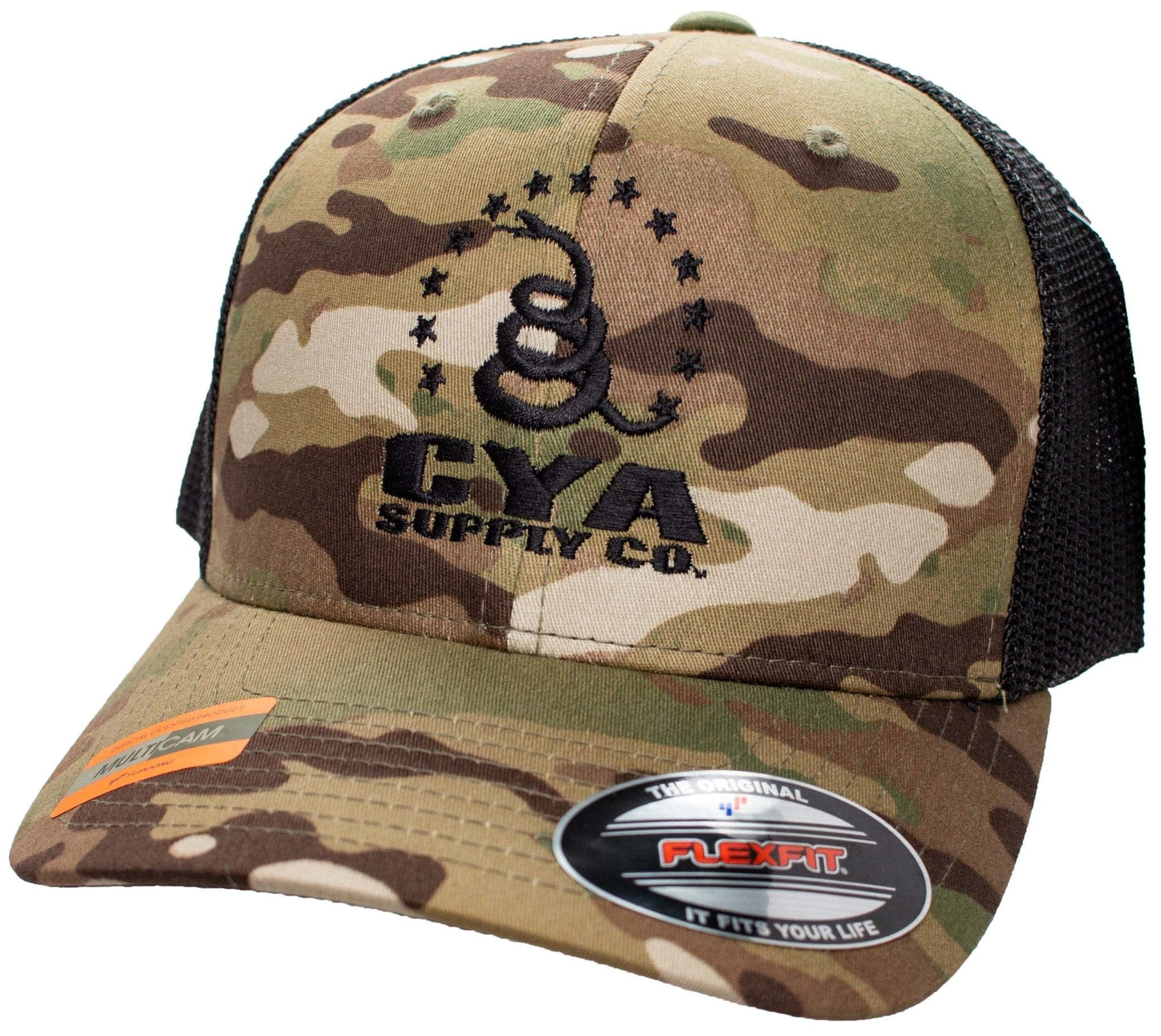 Retro Snapback Trucker Flexfit Cap Multicam