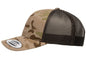 Retro Snapback Trucker Flexfit Cap Multicam Arid/Brown
