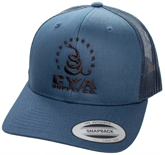Retro Snapback Trucker Flexfit Cap Navy Blue
