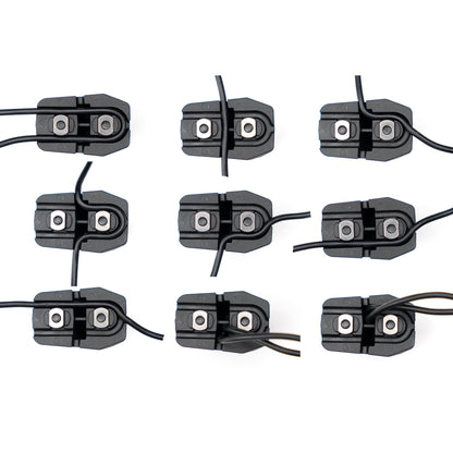 Strike Mini HandStop with Cable Management System - For M-LOK Rails - Better Rifle Control, Remove Cable Clutter
