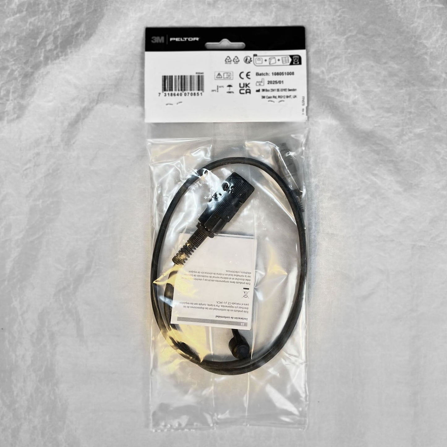 3M Peltor SCU-300 Comms Cables - For ANY Radio