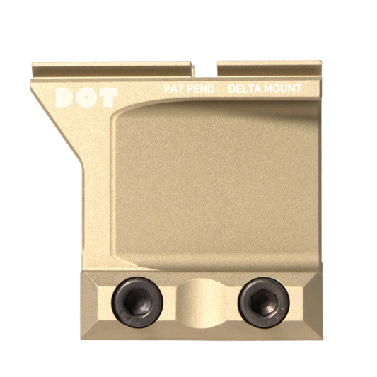 DOT Delta ACRO Mount - 2.26" Extra-High Riser to See Over Lasers - Fits ACRO P-1 & P-2 Optics