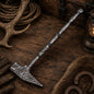 Stormforge Damascus Steel Hammer – Hand-Forged Twist Pattern Handle